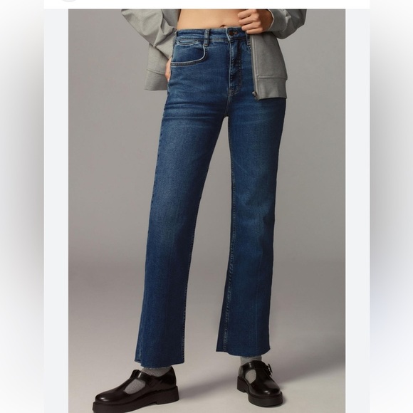 Anthropologie The Annie High-Rise Straight-Leg Jeans by Pilcro - 26 - Picture 1 of 16